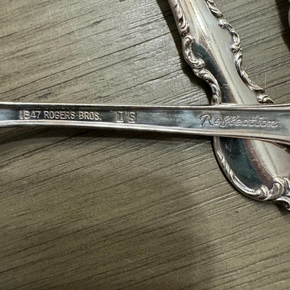 Vintage Silver Plated Stainless Flatware Set 1847 Roger’s Bro. - 27 Pcs